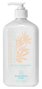 Hemp Nation Sea Salt & Sandalwood - Après solaire et prolongateur de bronzage (Australian Gold)