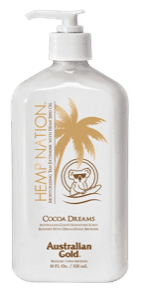Hemp Nation Cocoa Dreams Body Lotion - Après solaire et prolongateur de bronzage (Australian Gold)