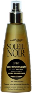 Huile sèche vitaminée sans filtre solaire (IP0) de la marque Soleil Noir