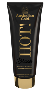 Lotion HOT! Black, la puissance du DHA et Dermadark (Australian Gold)