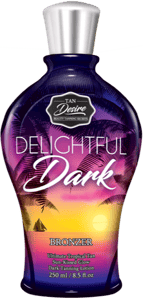 DelightFul Dark (Tan Desire) - Accélérateur de bronzage puissant et ultra-hydratant. Avec autobronzants.