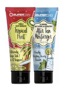 Duopack à prix cassé :  Accélérateur tingle "Tropical Fruits" + Aftertan (Supertan)