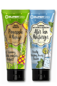 Duopack à prix cassé : Accélérateur "Pineapple & Mango" + Aftertan (Supertan)