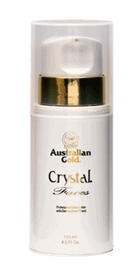Crystal faces, accélérateur visage  enrichi en DermaDark et anti-âge (Australian Gold)