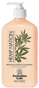 Hemp Nation Citrus and champagne Body Lotion - Après solaire et prolongateur de bronzage (Australian Gold)