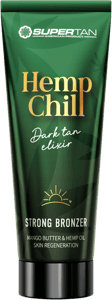 Hemp Chill (Supertan), accélérateur à base d'huile de chanvre avec actifs bronzants