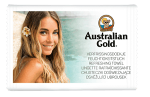 Lingette Rafraîchissante et nettoyante Australian Gold (Refreshing Towel)