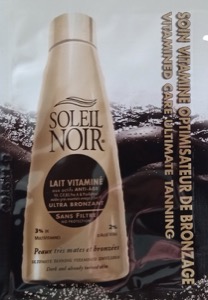 Lait vitaminé aux actifs anti-âge de la marque Soleil Noir