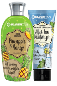 Duopack à prix cassé : Accélérateur "Pineapple & Mango" + Aftertan (Supertan)