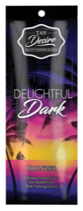DelightFul Dark (Tan Desire) - Accélérateur de bronzage puissant et ultra-hydratant. Avec autobronzants.
