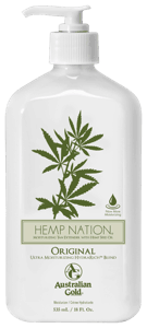 Hemp Nation Original / Classic - Après solaire et prolongateur de bronzage (Australian Gold)